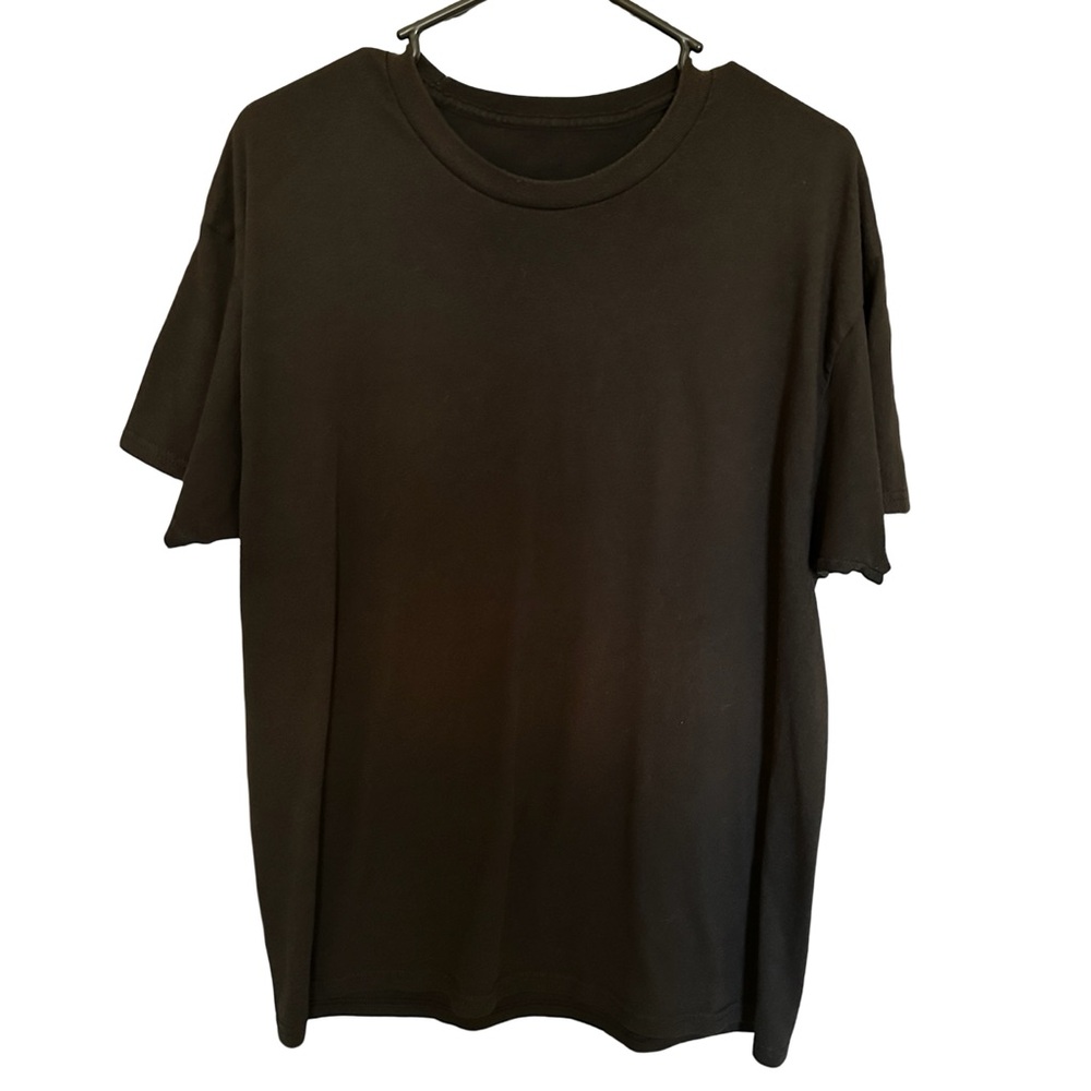 🔴 5 for $10 HANES Black Classic Men's T-Shirt Size L
